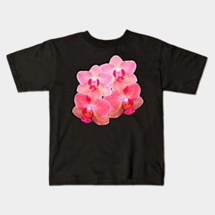 orchid floral orchids flower tendril Kids T-Shirt